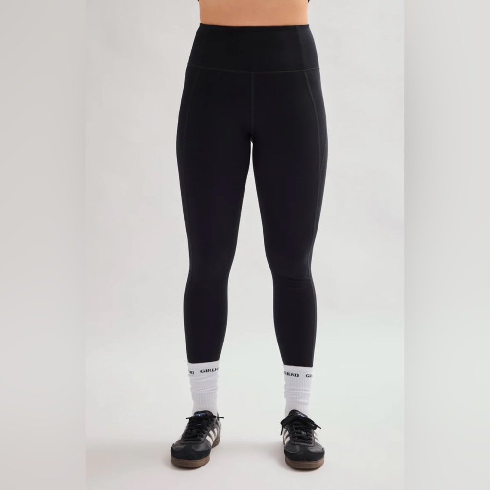 Girlfriend collective compressive high-rise legging black size medium style 4008